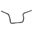 11 Zoll Fat Buffalo Apehanger Lenker schwarz für Harley Touring 82-24