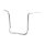 1-1/4" Dresser Apehanger, 19" rise, chrome
