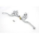 Retro Old School Lenker Armaturen Kit für Harley Custom Chopper 9/16" chrom
