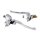 Retro Old School Lenker Armaturen Kit für Harley Custom Chopper 9/16" chrom