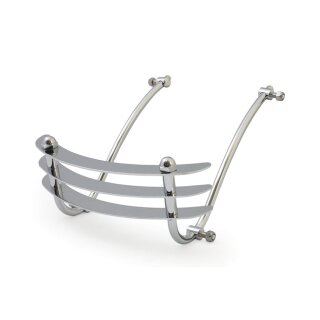 Front fender rail Cheese Grater. Chrome