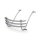 Front fender rail Cheese Grater. Chrome