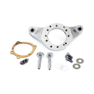 Chrom Luftfilter Halter Entlüfter Kit für Harley Dyna Softail Twin Cam EFI 01-17