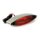 Universal Motorrad Custom Rücklicht Snakelight chrom...