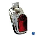 Tombstone Classic LED Motorrad Alu Rücklicht chrom E...