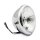 Bates style 5-3/4" H4 headlamp. Side mount. Chrome