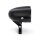 OVAL DOUBLE HEADLAMP BLACK,CLEAR LENS ECE