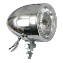 Fernlicht 90mm H4 Chromscheinwerfer BULLET LONG untere...