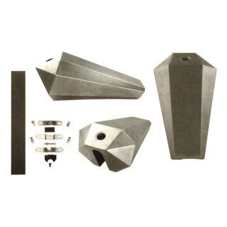Paughco, coffin gas tank 4.25 gallon, high tunnel