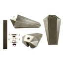 Paughco, coffin gas tank 4.25 gallon, high tunnel