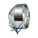 T-Bone spotlamp. 3-1/2" Clear glass lens. Frenched