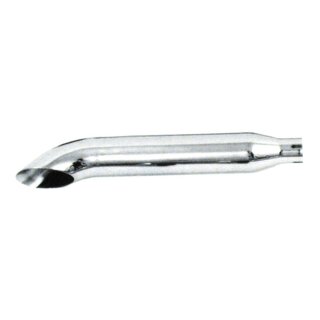 Paughco, Turn Out muffler 22" long. Chrome