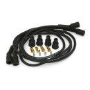 Dynatek, univ. 7mm spark plug wire set. Black