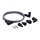Dynatek, univ. 7mm spark plug wire set, 90Â° plug boot. Gray