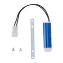 Dynatek, custom shift light. Blue anodized
