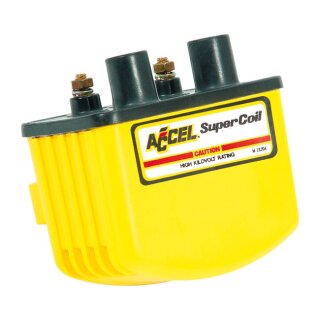 Accel Single Fire Super Coil Zündspule für Harley Davidson 12V 3 Ohm gelb