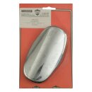 Paughco, Oval heat shield / boot guard. 5-1/2". Chrome