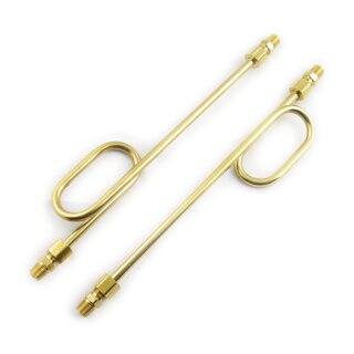 Paughco Old Stf dual rocker box Ölleitung für Harley Sportster Ironhead 57-85