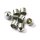 Cap kit, tappet block bolts. Chrome