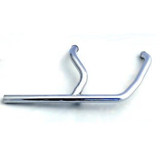 Paughco 2in1 Auspuff Krümmer Krümmeranlage für Harley Softail 00-06