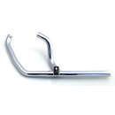 Paughco 2in1 Auspuff Krümmer Krümmeranlage für Harley Softail 00-06