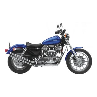 Paughco, upswept drag pipes. Straight Cut. Chrome