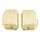 Paughco, rocker covers. Ribbed style brass. Polished