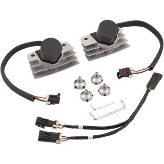 Accel Stealth Cop Supercoil Zündspulen Kit grau für Harley Touring 02-08