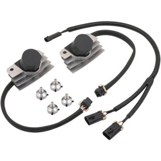 Accel Stealth Cop Supercoil Zündspulen Kit silber für Harley Twin Cam EFI 01-17