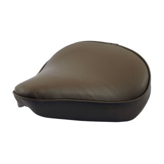 Sitz Fitzz custom solo seat Brown Large 6cm thick für Harley Chopper Bobber