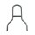 Sissybar upright 11 inch, Chrome