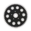 REAR SPROCKET, BLACK. 47T