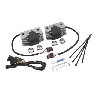 Accel Stealth Cop Supercoil Zündspulen Kit Silber für Harley XL Sportster 07-22