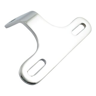 Custom headlamp bracket, slotted. Chrome