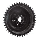 REAR BRAKE DRUM AND SPROCKET, BLACK