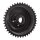 REAR BRAKE DRUM AND SPROCKET, BLACK