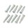 GW, 73-98 taillight lens mount kit. Chrome buttonhead