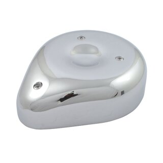 Custom Teardrop Style CV Luftfilter Kit chrom für Harley 88-22