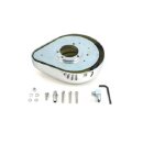 Custom Teardrop Style CV Luftfilter Kit chrom für...