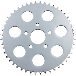 Chain conversion rear sprocket 49T. Chrome