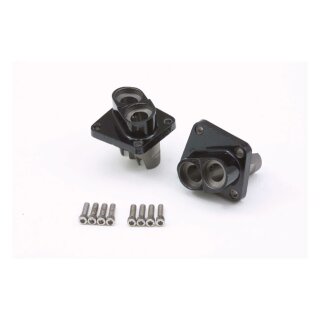 Shovel tappet block set front/rear. Black