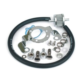 Luftfilter Adapter Halter Entlüfter Kit für Harley EVO Big Twin 93-99