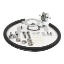 Air cleaner adapter bracket kit. Chrome