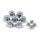 SmoothTopps, push-on bolt cover set. Chrome