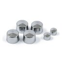 SmoothTopps, push-on bolt cover set. Chrome