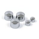 SmoothTopps, push-on bolt cover set. Chrome