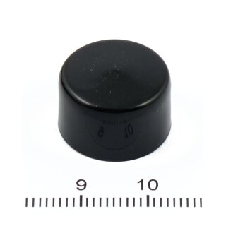 Smoothtopps push-on bolt covers 1/2" hex bolts/nuts. Black