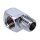 CHROME OIL GAUGE FITTING, 90 DEGREES