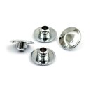 Push-in mushroom allen head plugs 5/16". Chrome