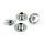 Push-in mushroom allen head plugs 5/16". Chrome